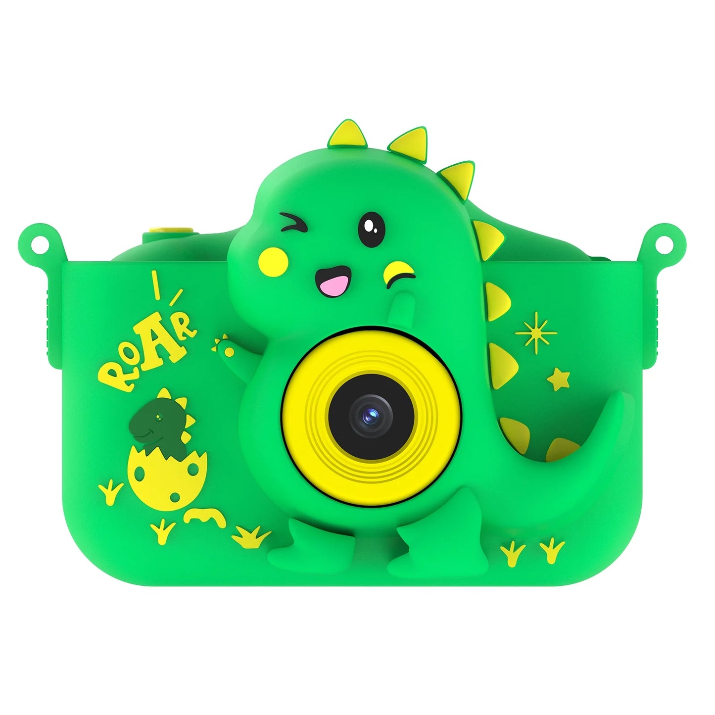 Contixo Kids Digital Camera - 1080p HD, Dual Lens Selfie, Games, Shockproof, 4x Zoom, Ages 3-8 - Green