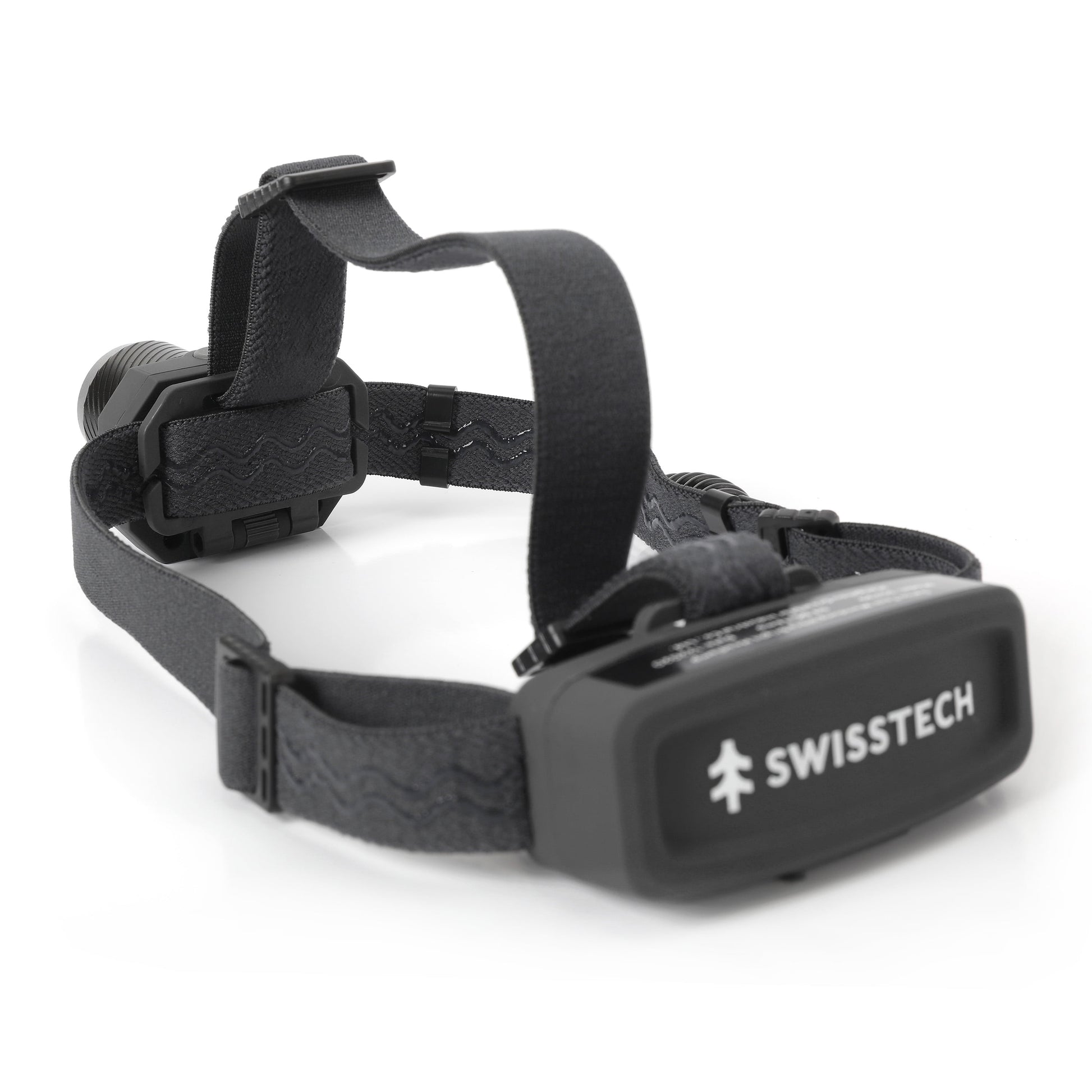 Swiss Tech Rechargeable 500 Lumens LED Headlamp, IPX4 Weatherproof, UV Blood Tracker