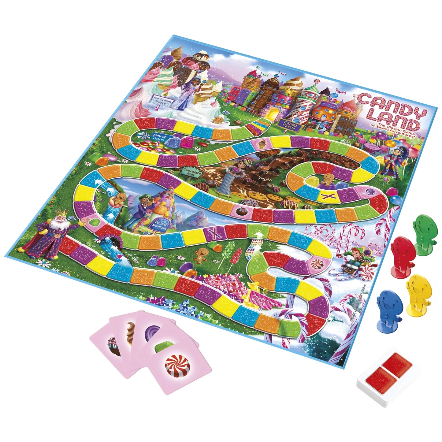 Candy Land Kids Board Game, Games for Preschoolers, 2-4 Players, Christmas Gifts for Kids, Ages 3+