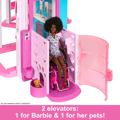 Barbie Dreamhouse Pool Party Doll House and Playset with 75+ Pieces, 45 in