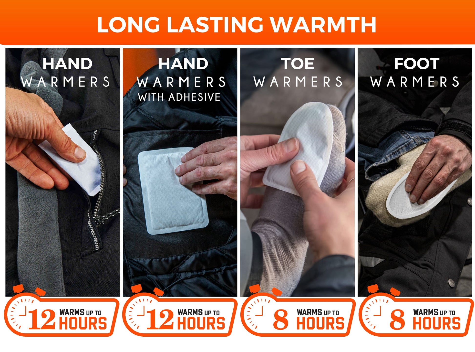 NFTIGB Insole Foot Warmers Value Pack (25 Pairs), Disposable Heat Foot Pad, Safe Natural Odorless Air Activated Heating 8H, Size L for US Women 11-12 / Man 8.5-10