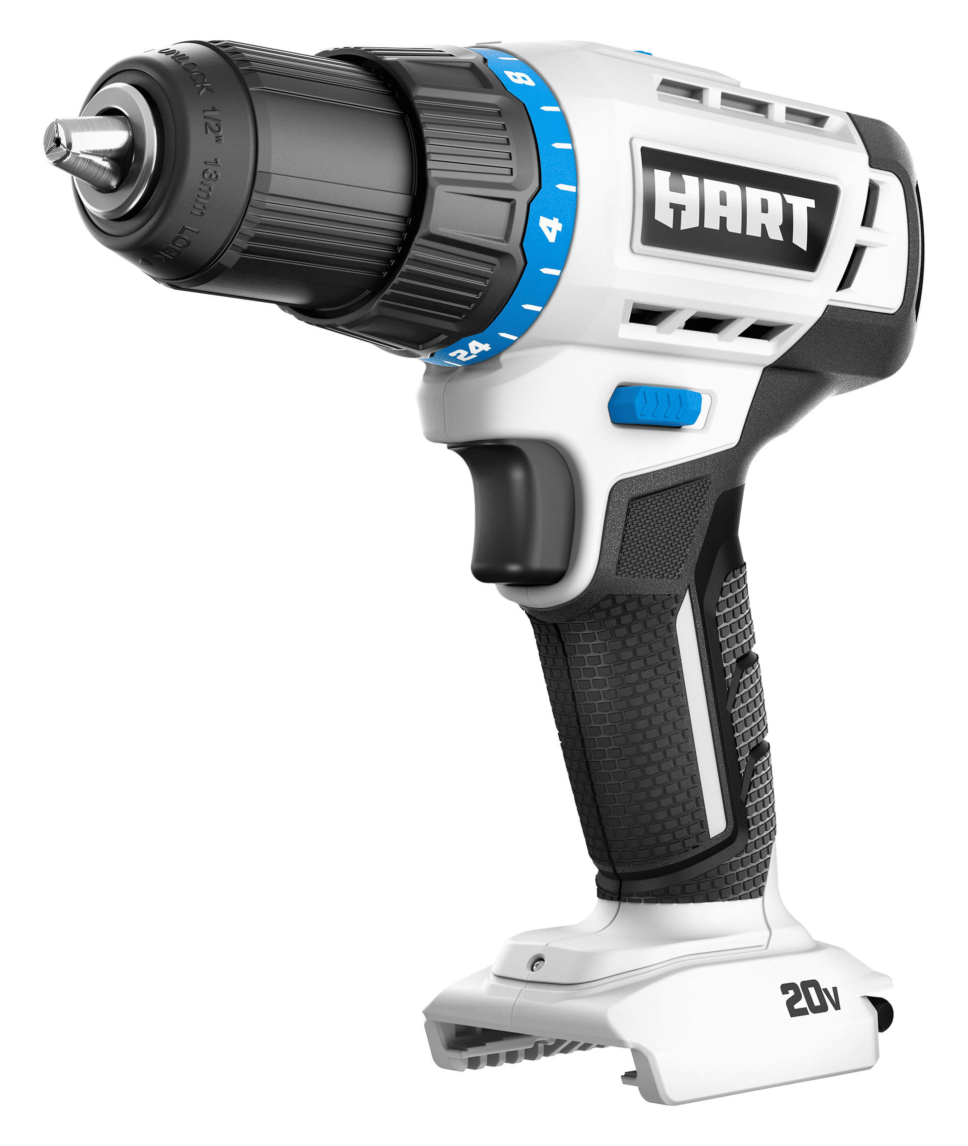 HART 20V 3-Tool Combo Kit, Drill, 6-1/2" Circular Saw, and LED Light 1 Each