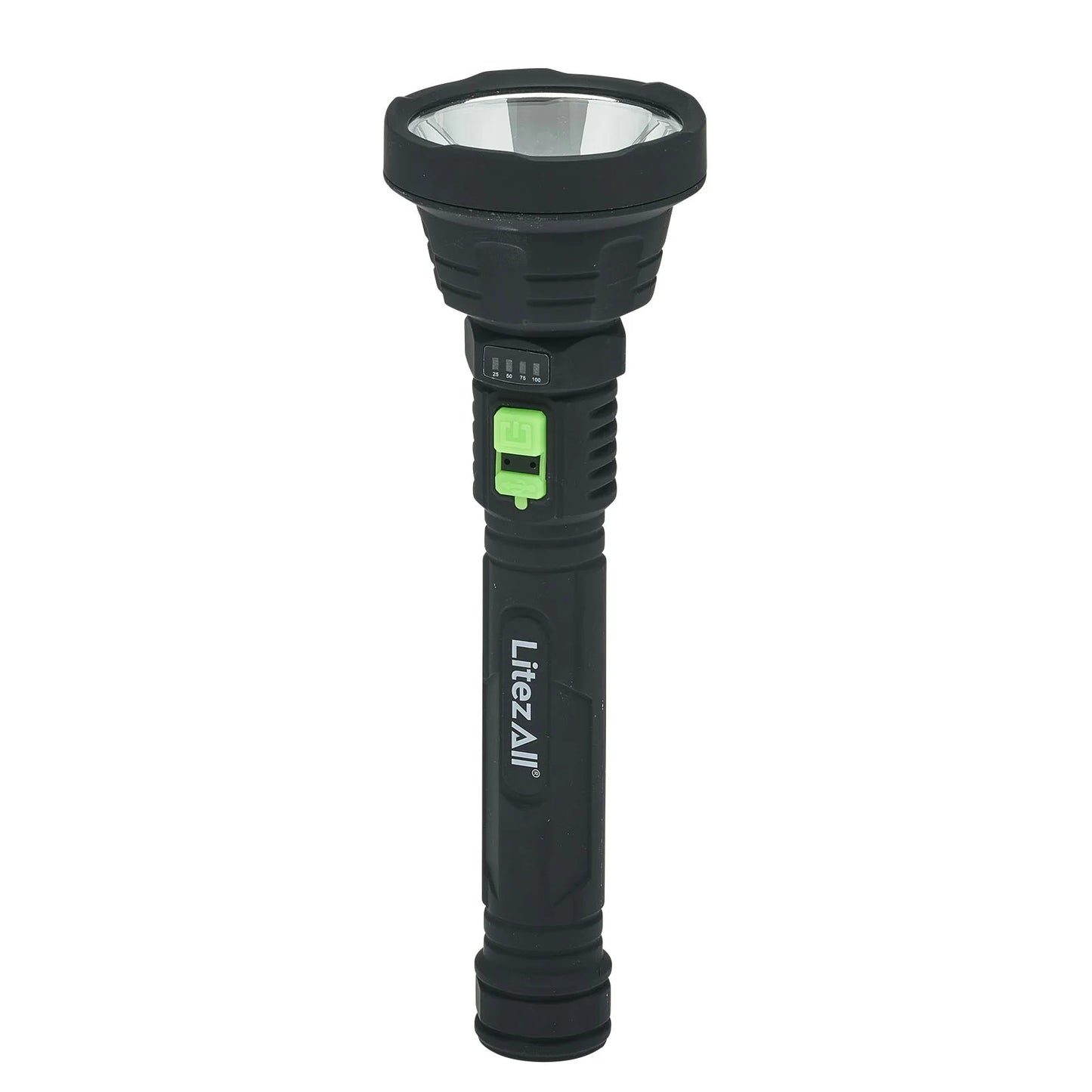 LitezAll Rechargeable ULTAC2 1000 Lumen LED Flashlight with Battery Meter