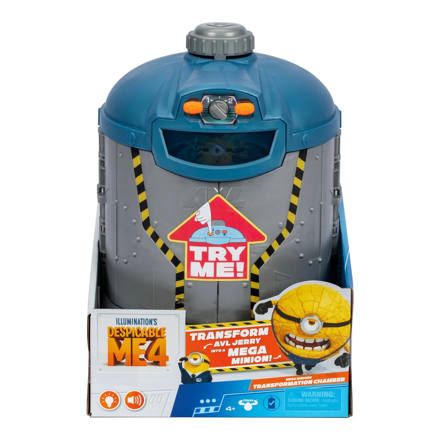 Despicable Me 4 Jerry Transformation Chamber Playset Action Figures