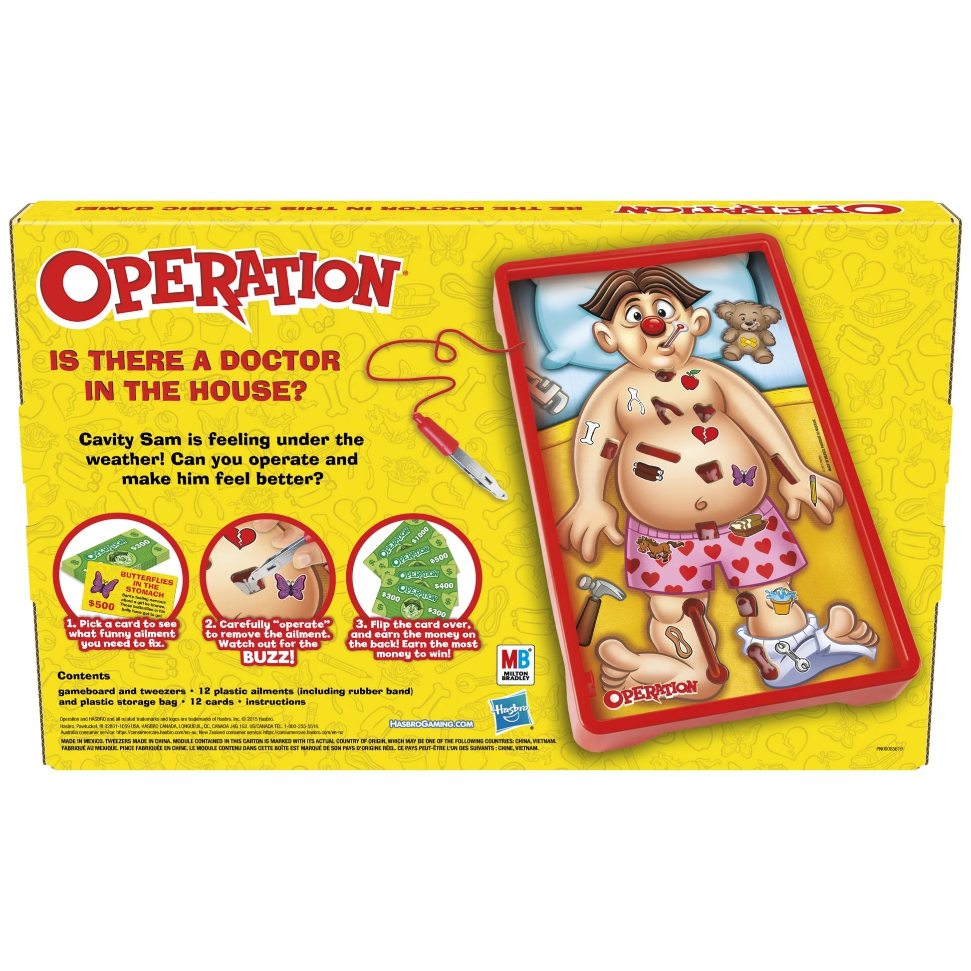 Classic Family Favorite Operation Kids Board Games, Family Games, Christmas Gifts for Kids, Ages 6+