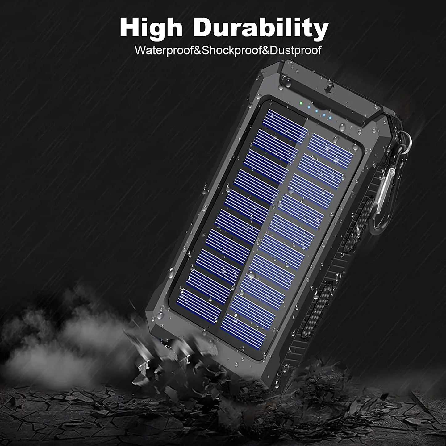 SOLPOWBEN 20000mAh Solar Charger(Black) We Only Sell This Product in One Store, if You Need Genuine Product, please Look for The SOLPOWBEN-US Store