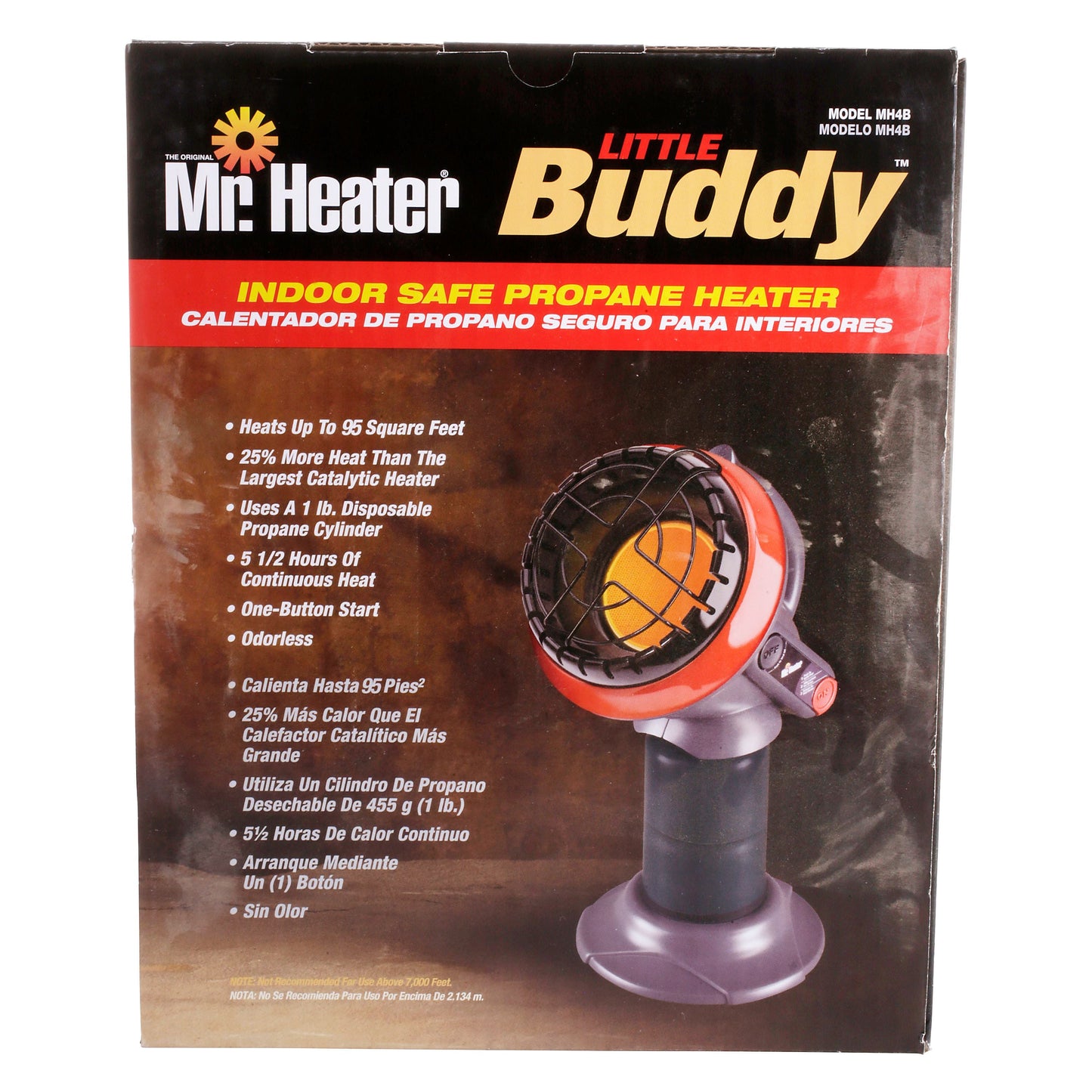 Mr. Heater Brand, 3,800 BTU Little Buddy Portable Radiant Propane Heater, New