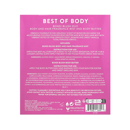 INC.redible Best of Body Set with Body and Hair Fragrance Mist & Body Butter