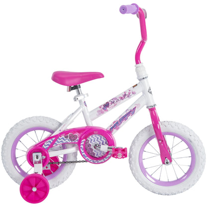 Huffy Sea Star Kids Bike, 12" Wheels, Kids Ages 3+ Years, Child, White