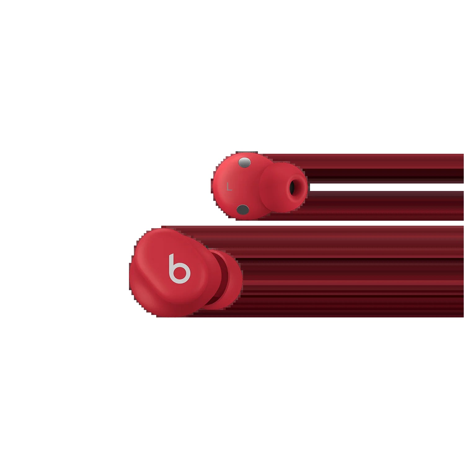 Beats by Dr. Dre Beats Solo Buds Bluetooth In-Ear Earbuds, Transparent Red