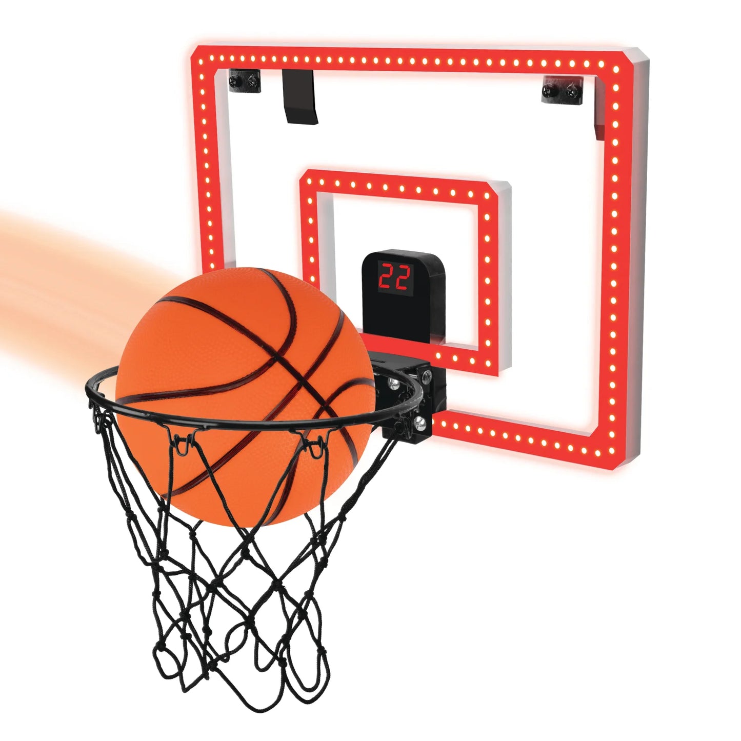 Over-the-Door Basketball Hoop, Indoor Sports Game, Battery-powered, for All Ages, by MinnARK