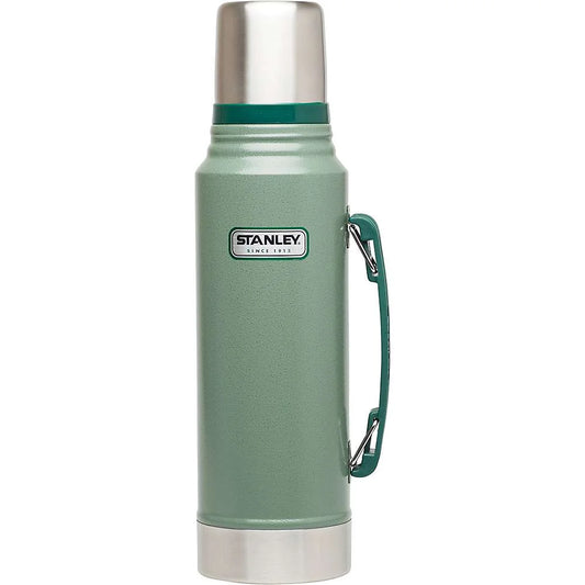 STANLEY Classic Vacuum Bottle, Green/Silver