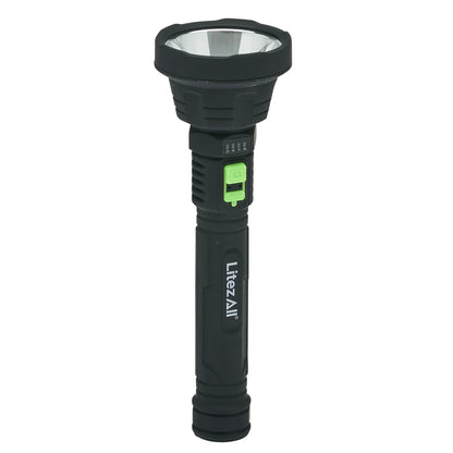 LitezAll Rechargeable ULTAC2 1000 Lumen LED Flashlight with Battery Meter