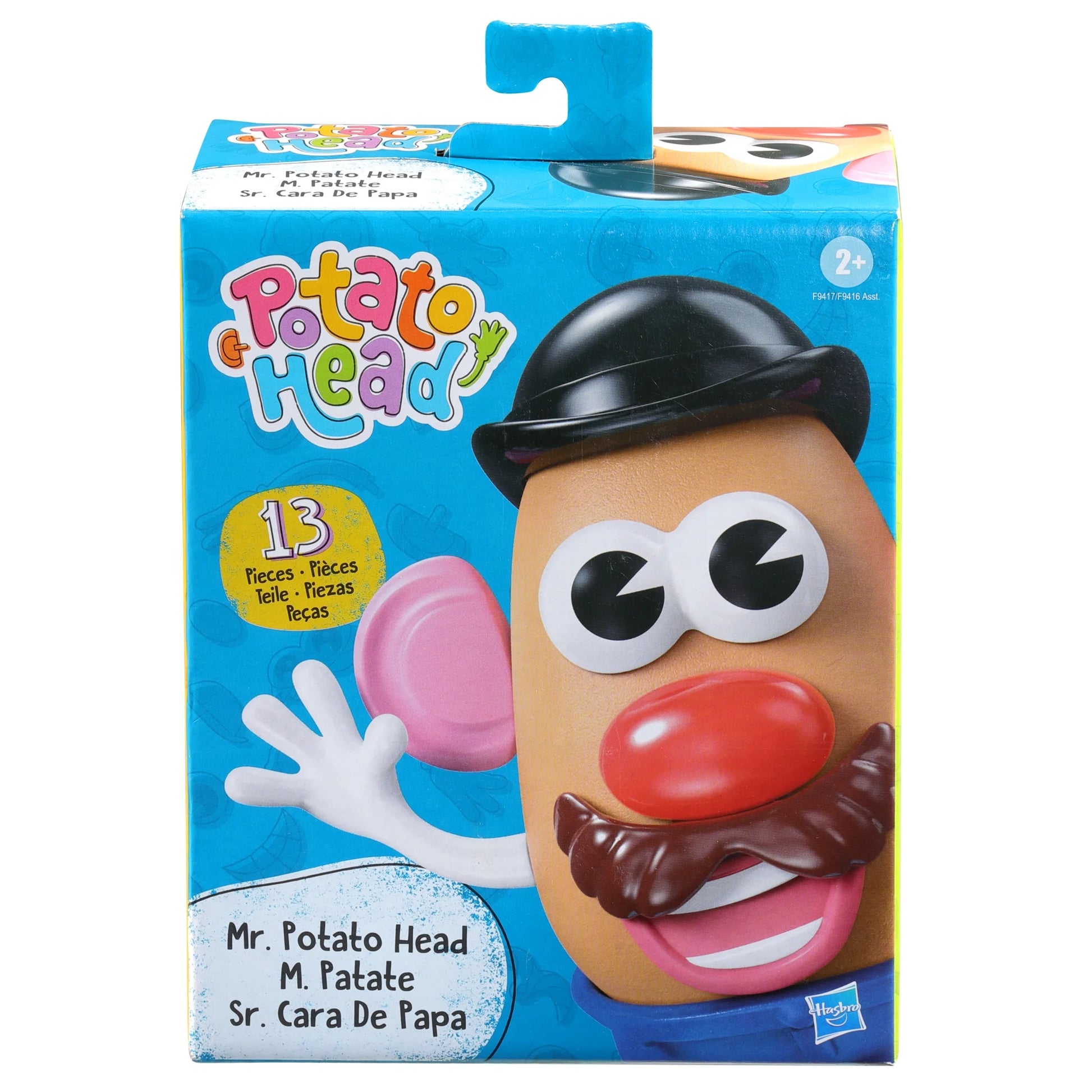 Potato Head Mr. Potato Head Toy with 13 Pieces, Preschool Toys, Christmas Gifts for Kids, Ages 2+