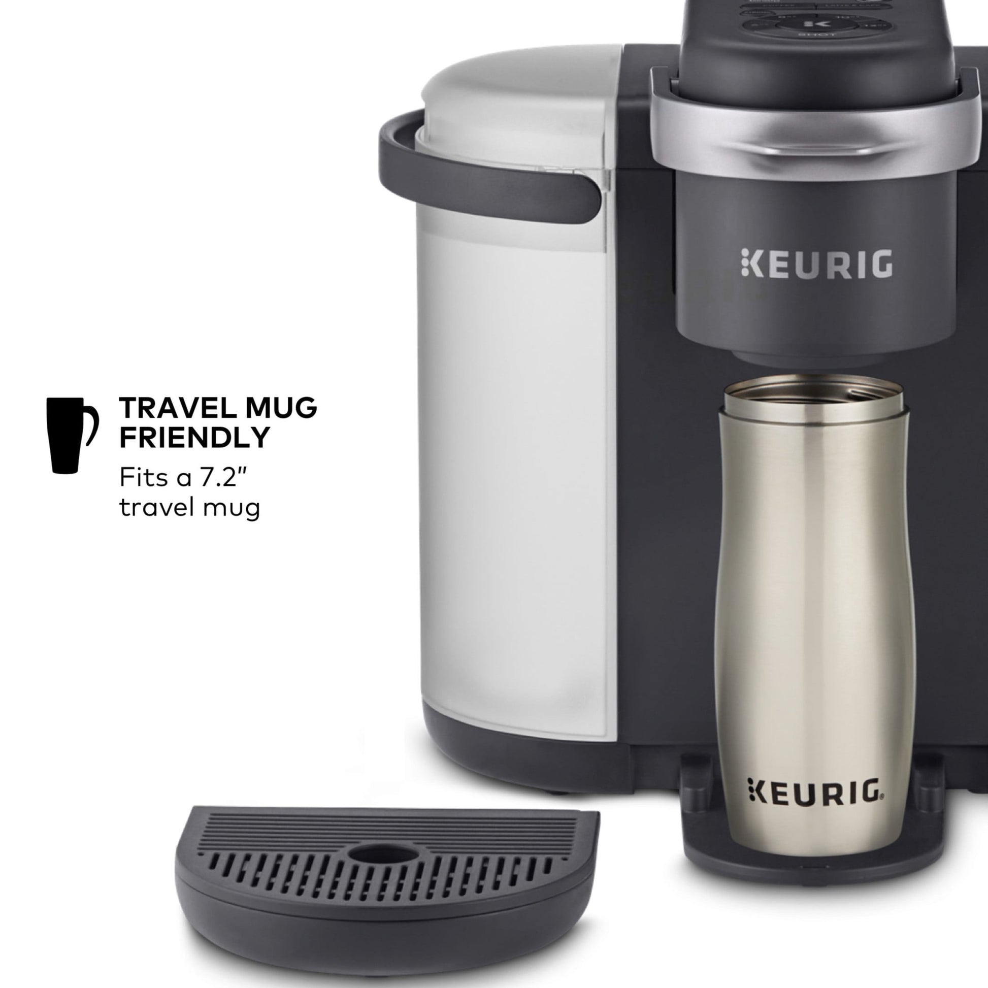 Keurig K-Cafe Single Serve K-Cup Coffee Maker, Latte Maker and Cappuccino Maker, Dark Charcoal