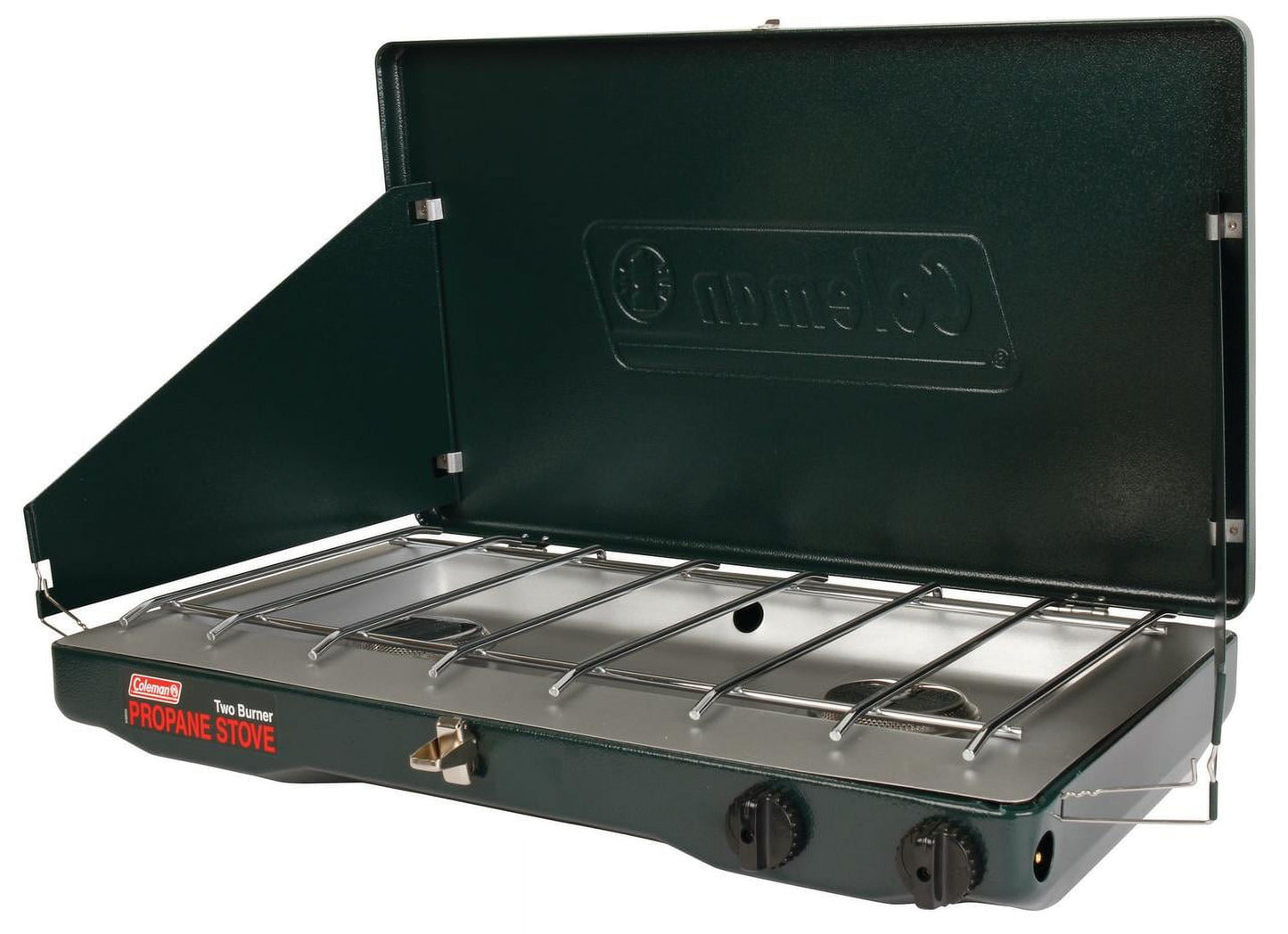 Coleman Brand, Matchlight 10,000 BTU 2-Burner Propane Stove, black