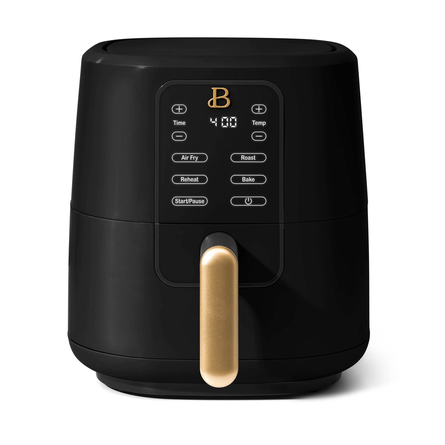 Beautiful 3 Qt Air Fryer with TurboCrisp Technology, Black Sesame by Drew Barrymore