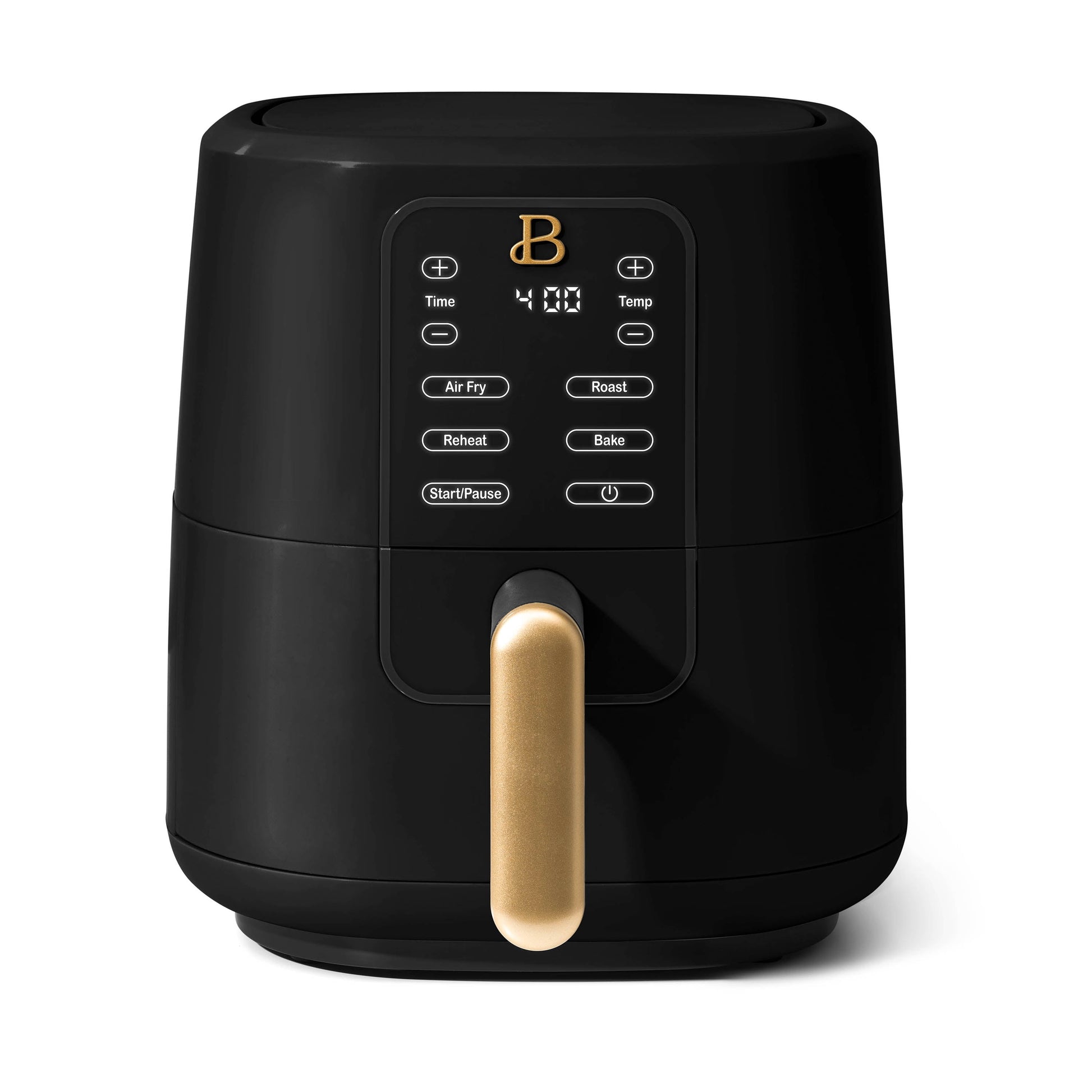 Beautiful 3 Qt Air Fryer with TurboCrisp Technology, Black Sesame by Drew Barrymore