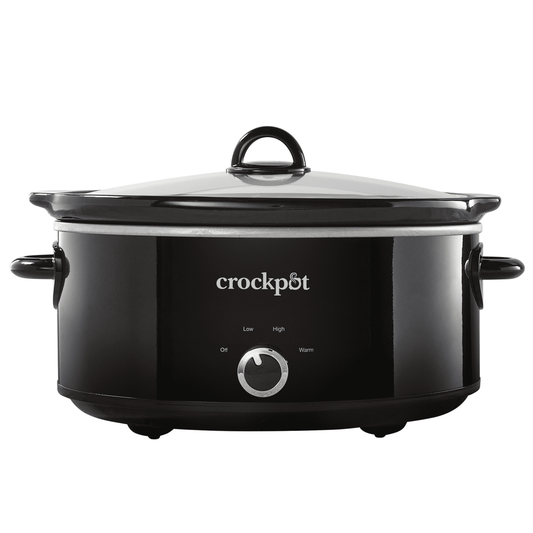 Crock-Pot® Manual 7-Quart Slow Cooker, Black