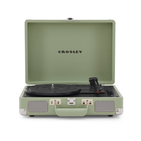 Crosley Cruiser Premier Vinyl Record Player with Speakers and Wireless Bluetooth - Mint | Audio Turntables