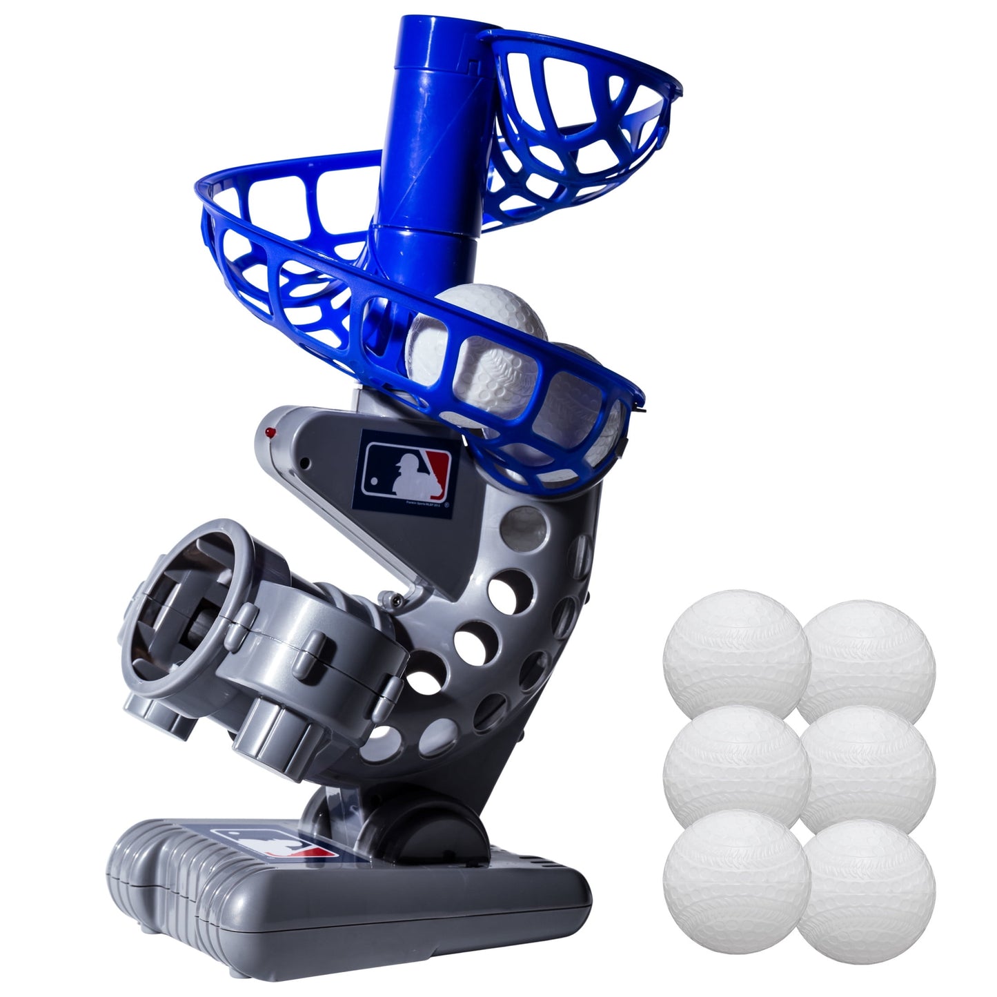 Franklin Sports MLB Electronic Baseball Pitching Machine – Adjustable – Every 7 Seconds – 6 Balls