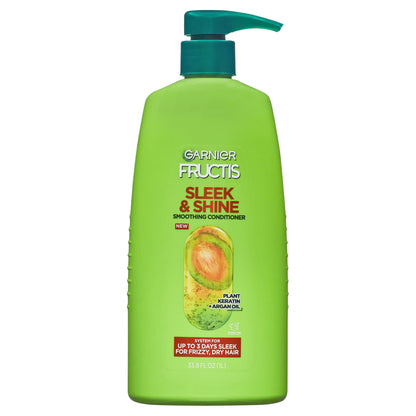 Garnier Fructis Sleek and Shine Smoothing Conditioner with Argan Oil, 33.8 fl oz