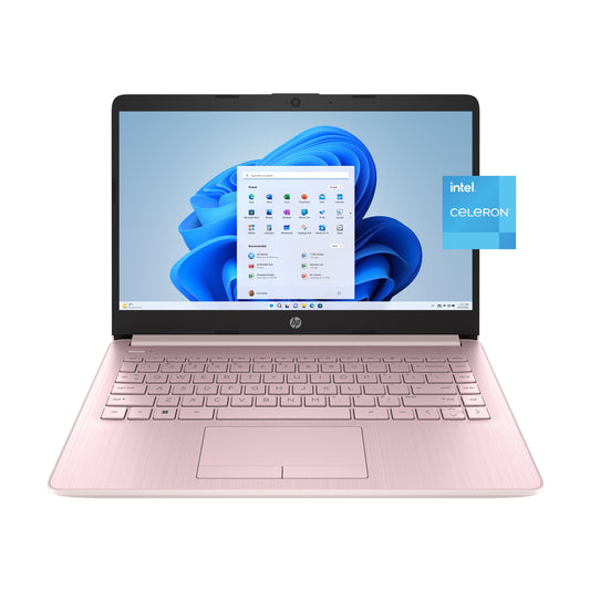 HP Stream 14 inch Windows Laptop Intel Processor N4120 4GB RAM 64GB eMMC Pink (12-mo. Microsoft 365 included)