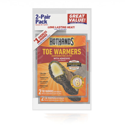 HotHands Toe Warmers 2 Pair Pack