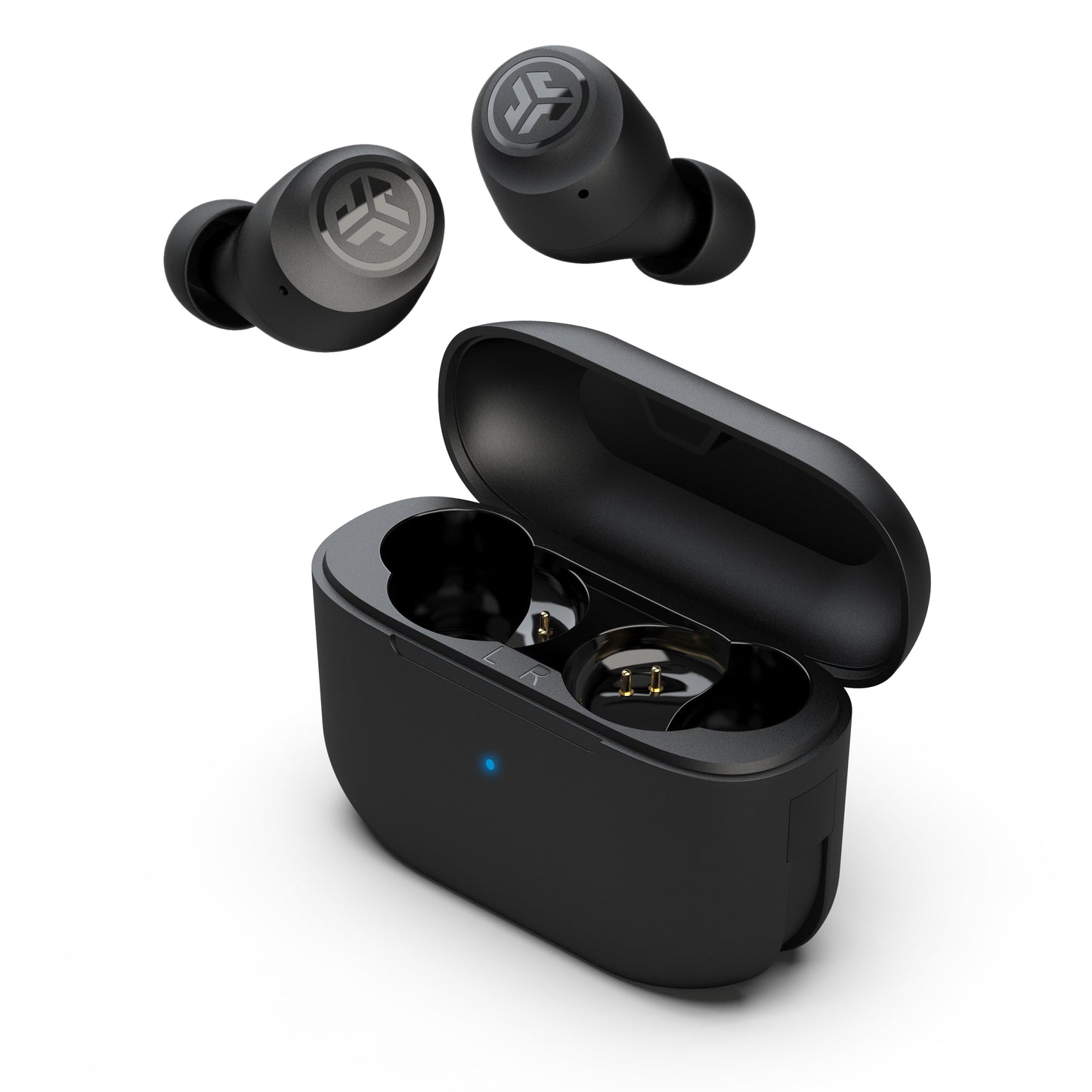 JLab Go Air Pop True Wireless Earbuds w/ Charging Case, Black