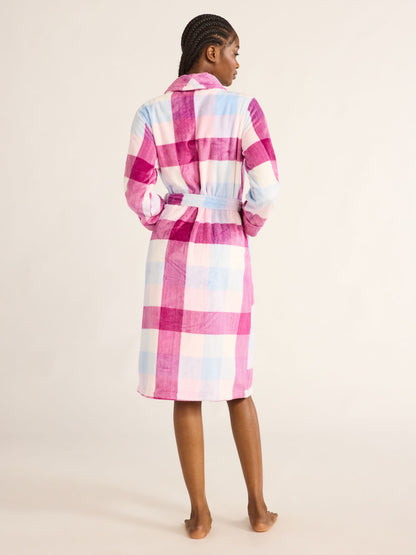 Joyspun Women's Plush Robe, Sizes S to 3X