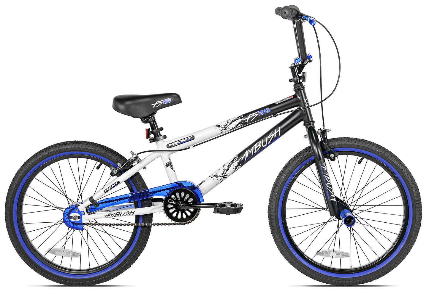 Kent Ambush BMX Bike, 20" Wheels, Youth Ages 7-14 Years, Blue