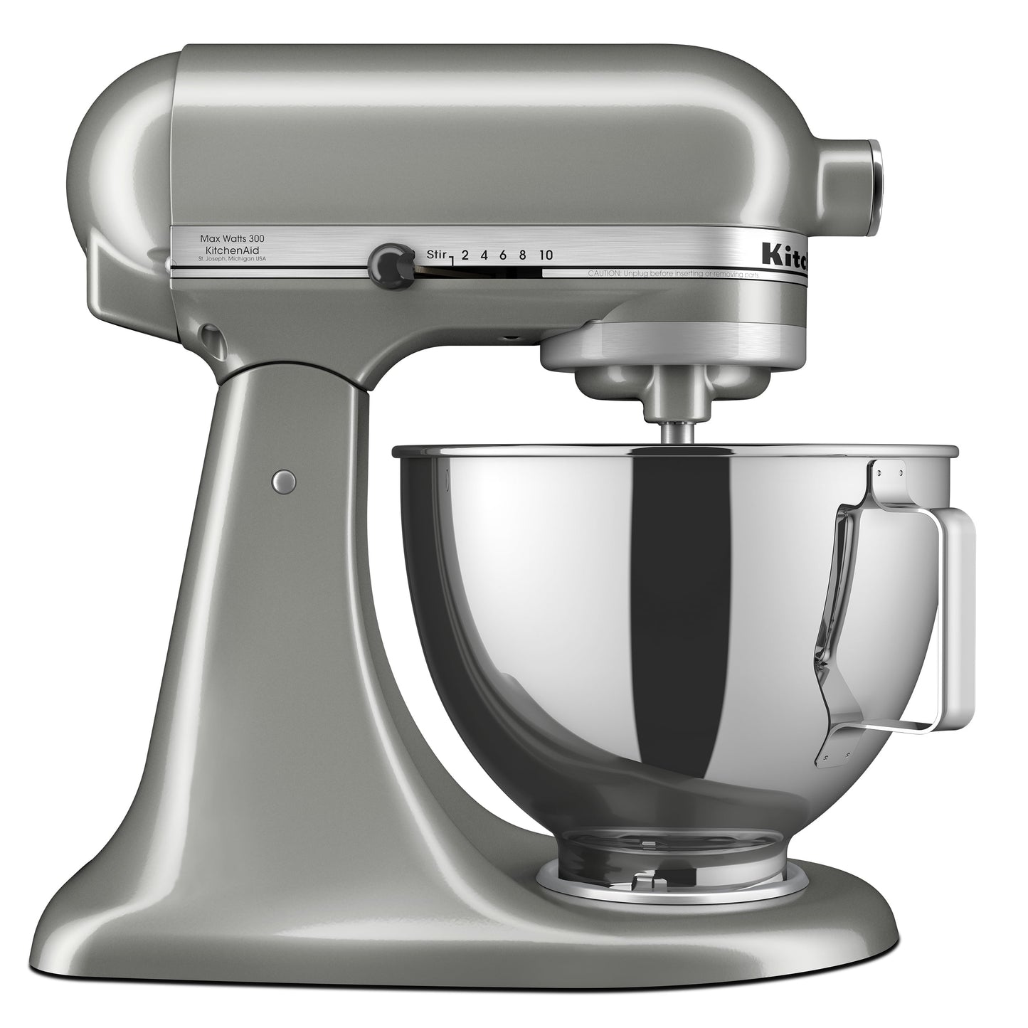 KitchenAid Deluxe 4.5 Stand Mixer, Contour Silver