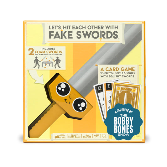 Let's Hit Each Other with Fake Swords Party Game from Exploding Kittens