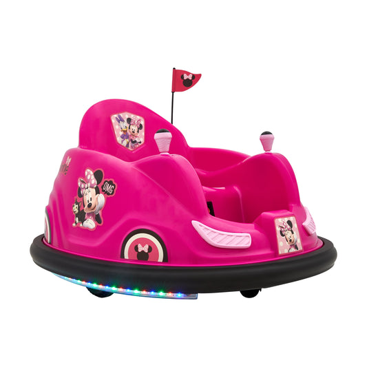 Flybar Disney Minnie 6V Bumper Car Ride on Toy, 1 Count