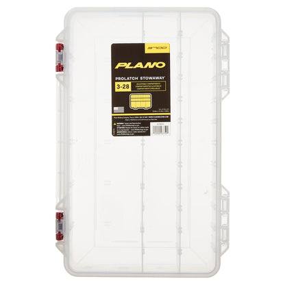 Plano ProLatch Stowaway Large Clear Organizer Tackle Box, Large, Clear