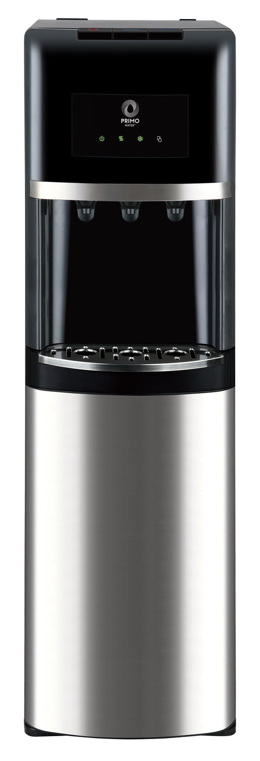 Primo Deluxe Bottom Load Black and Stainless Water Dispenser model 900130