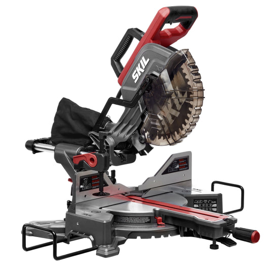 SKIL 15 Amp 10'' Corded Electric Dual Bevel Sliding Miter Saw