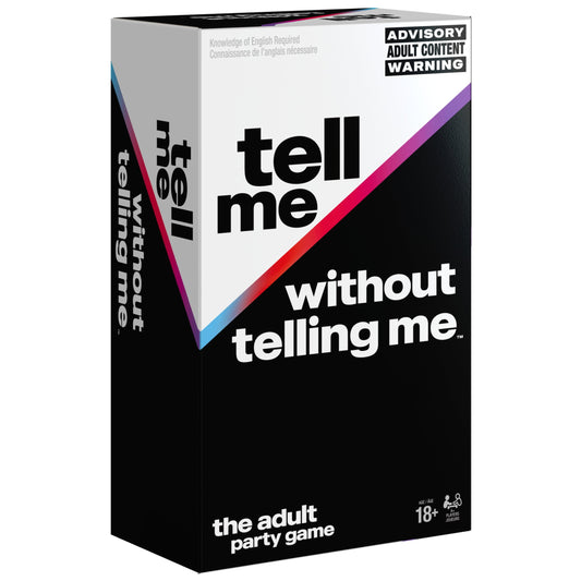 Tell Me Without Telling Me, Party Card Game, for Adults Ages 18 and up