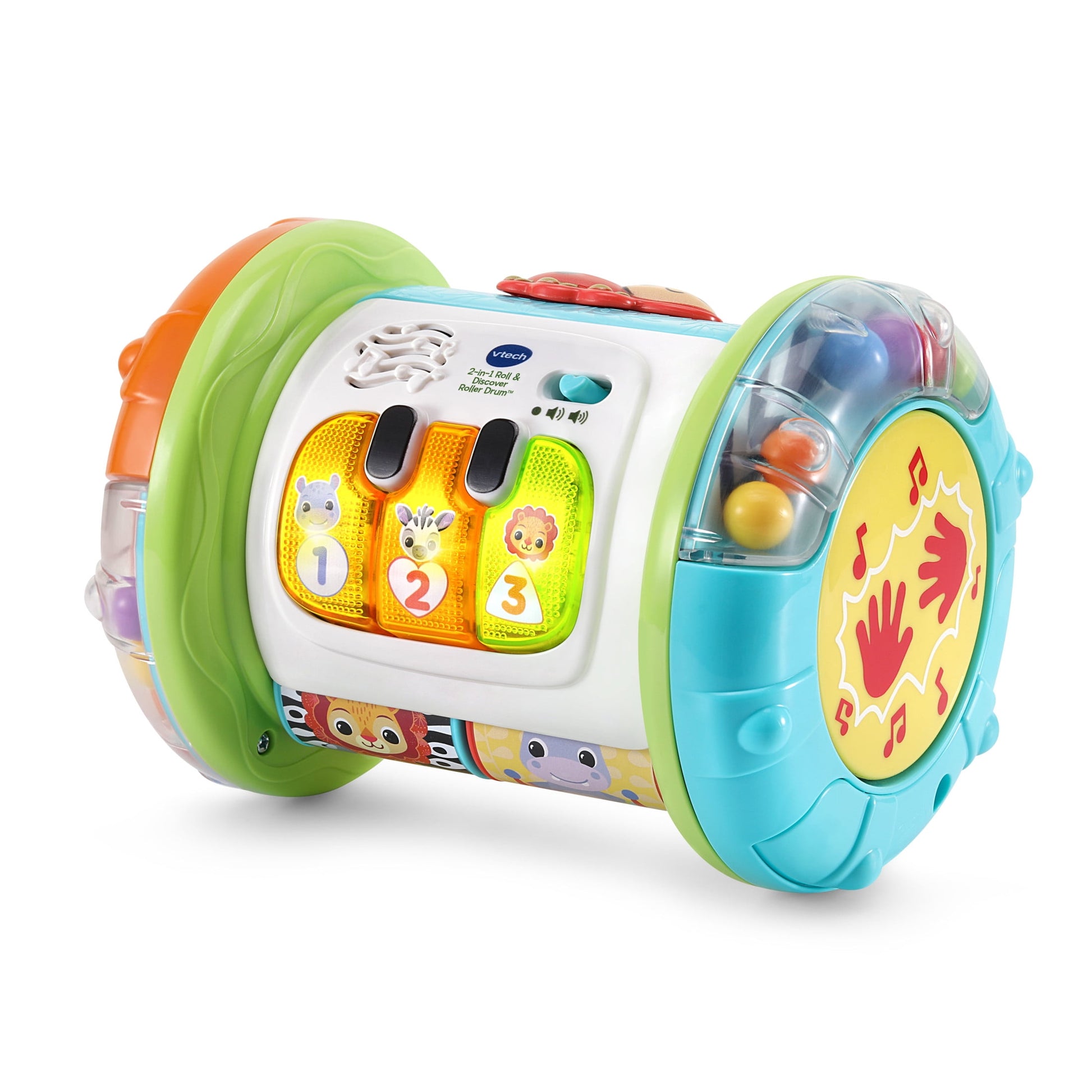 VTech Baby 2-in-1 Roll & Discover Roller Drum Baby and Toddler Toys