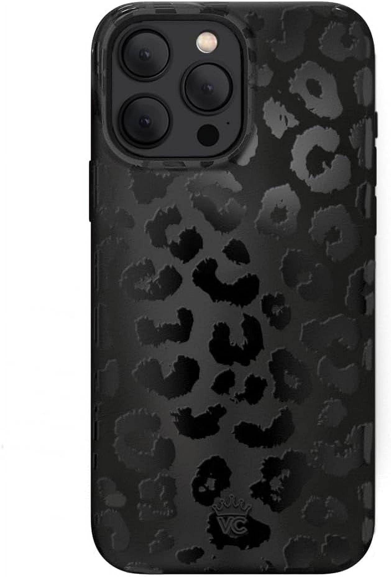 Velvet Caviar iPhone 15 Pro Max Case Leopard - MagSafe Compatible - Cute Protective Phone Cases for Women - Black Cheetah Print