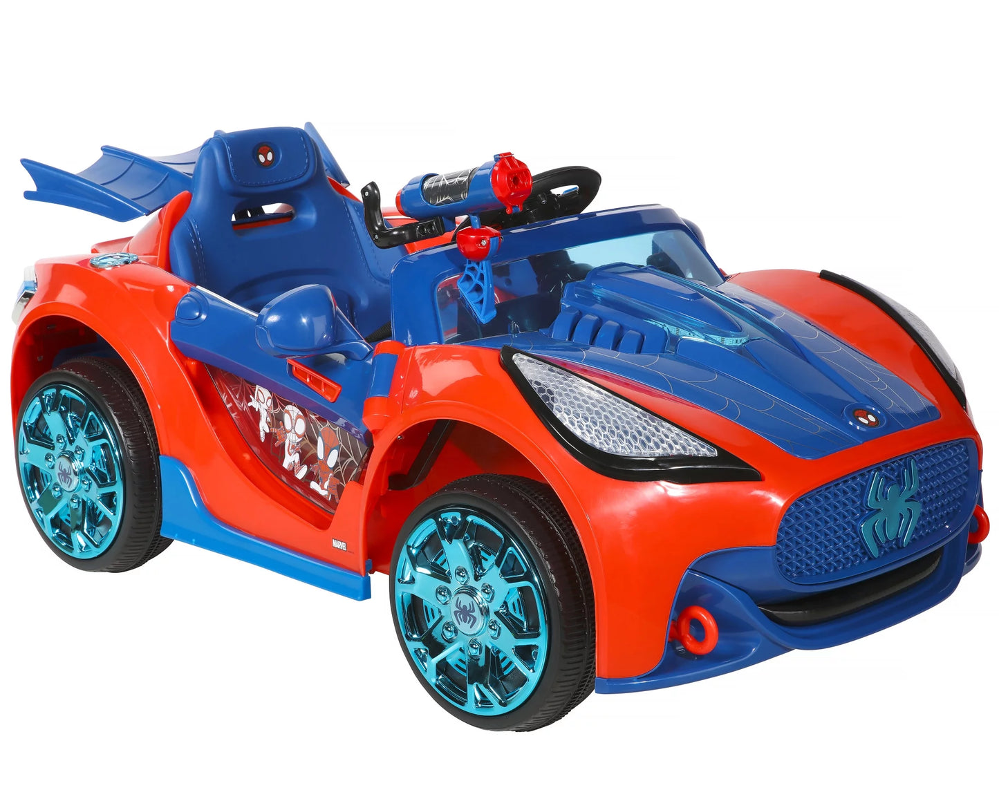 Spider-Man Super Car 6 Volt with Lights and Sounds, by Dynacraft