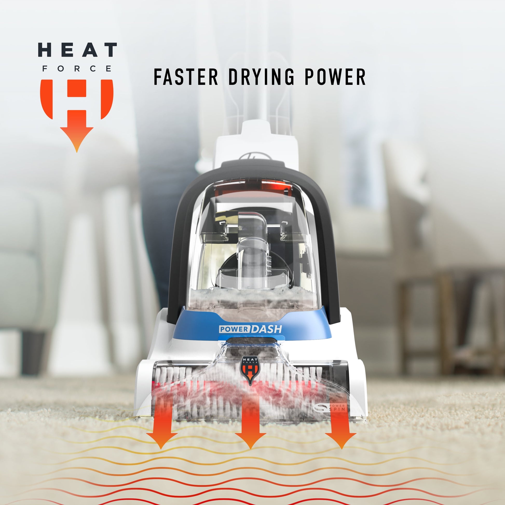 Hoover PowerDash Pet Compact Carpet Cleaner, FH50710CN, New