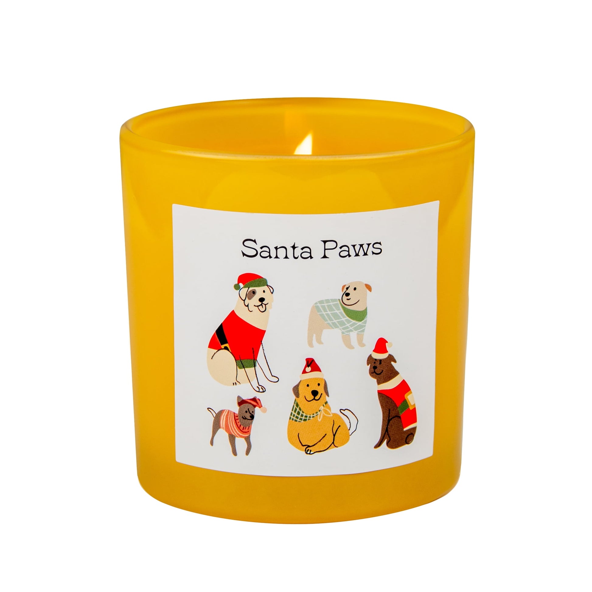 Mainstays Santa Paws Scented Candle, Holiday Christmas Candle, 6 oz