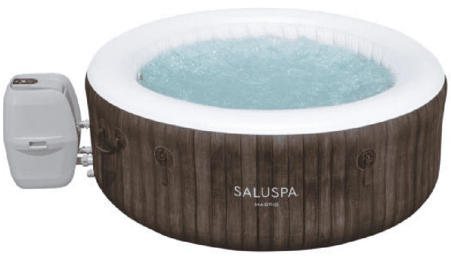 SaluSpa® Madrid Smart AirJet Outdoor Round Inflatable Hot Tub with App Control 2-4 Person with Pump #P09144