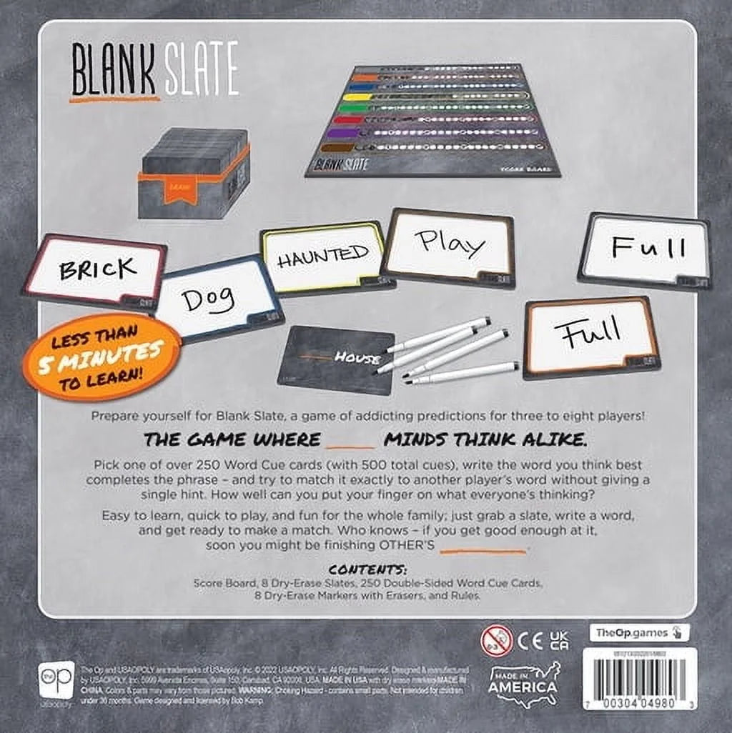 Blank Slate™ The Game Where Great Minds Think Alike, by USAopoly