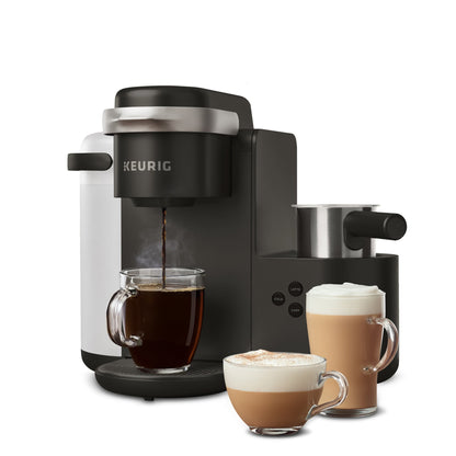 Keurig K-Cafe Single Serve K-Cup Coffee Maker, Latte Maker and Cappuccino Maker, Dark Charcoal