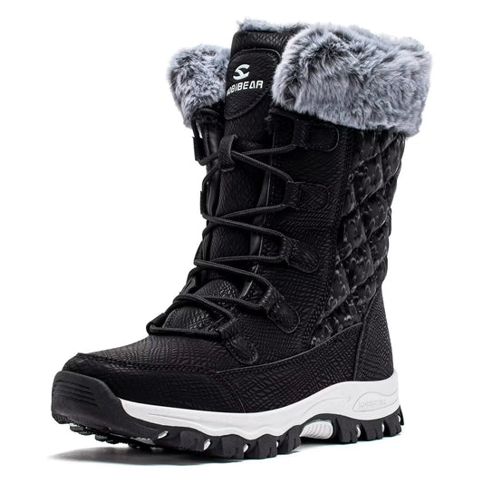 GUBARUN Women's Snow Boots Anti-Slip Waterproof Warm Winter Shoes