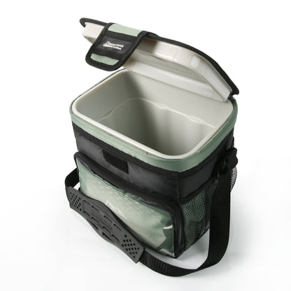 Arctic Zone 9 cans Zipperless Soft Sided Cooler with Hard Liner, Sea Foam Green