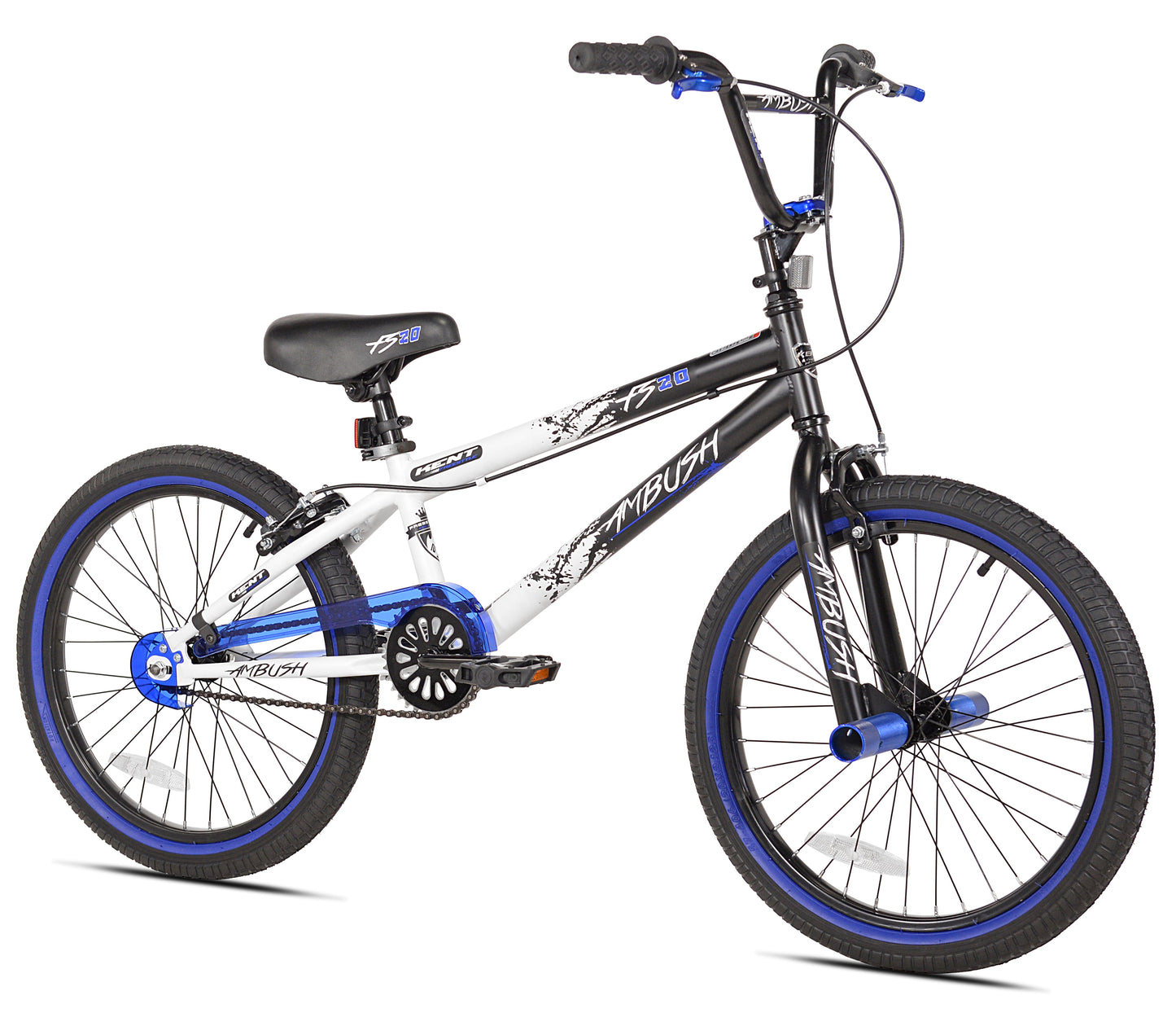 Kent Ambush BMX Bike, 20" Wheels, Youth Ages 7-14 Years, Blue