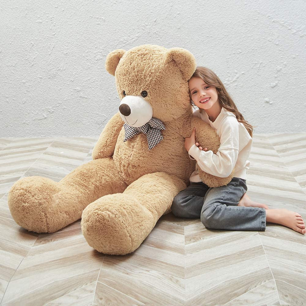 MorisMos Giant Teddy Bear 4ft Stuffed Animal Soft Big Bear Plush Toy